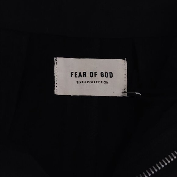 NWT! Fear of God Sixth Collection Men's Black Snap Cargo Pants - Med 34 x 30 - Picture 8 of 10